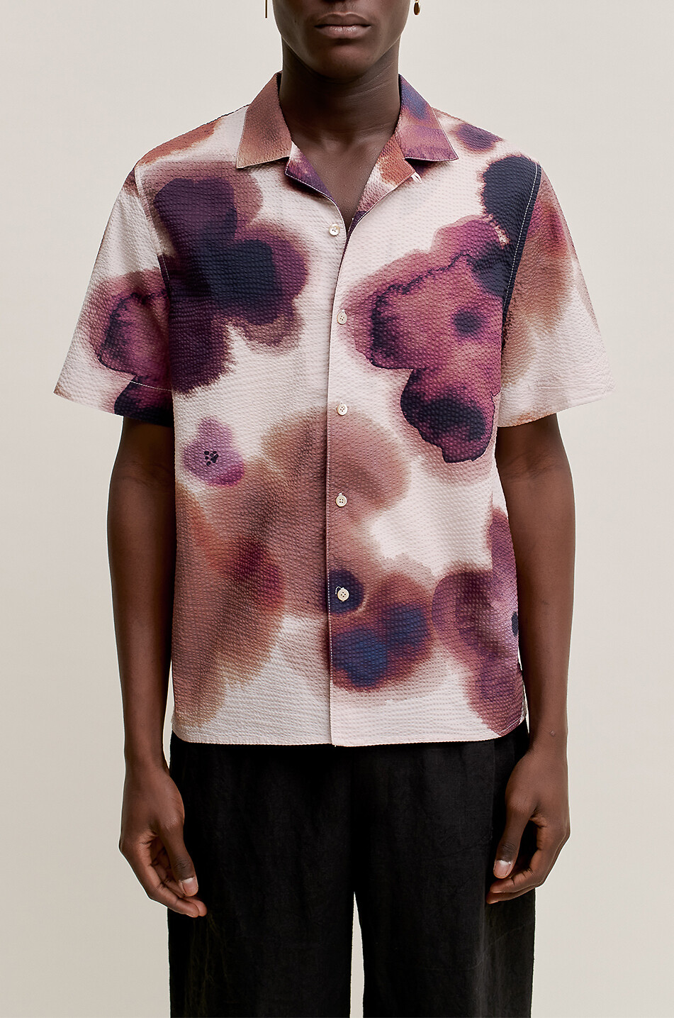 Chemise à manches courtes en coton Gioia