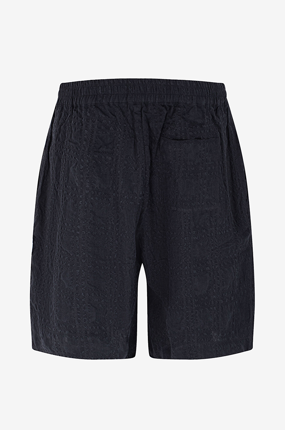 A KIND OF GUISE Saleh linen Bermuda shorts Men BLACK 2