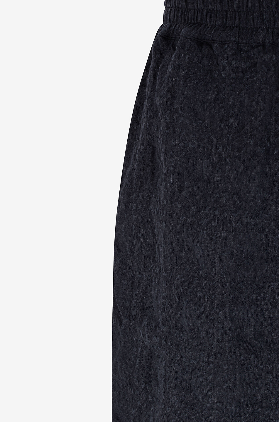 A KIND OF GUISE Saleh linen Bermuda shorts Men BLACK 6