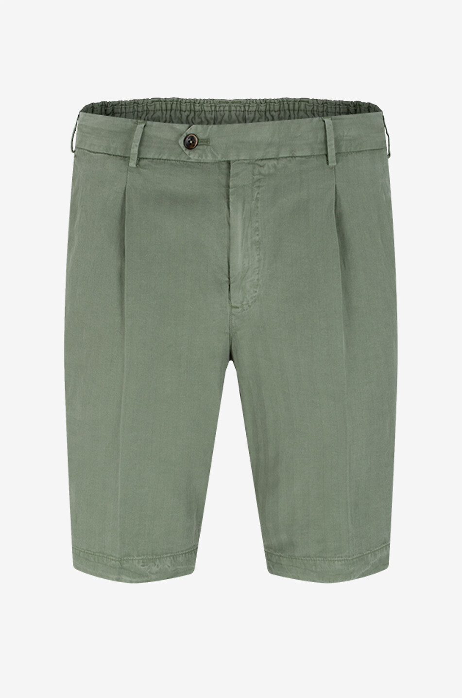 Bermudashorts mit Bundfalten