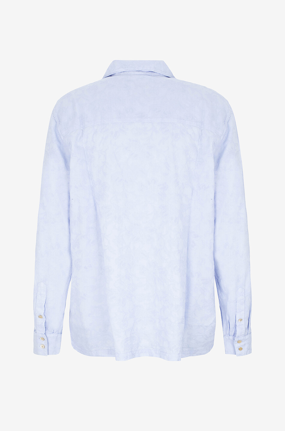 A KIND OF GUISE Scopello cotton long-sleeved shirt Men LIGHT BLUE 2