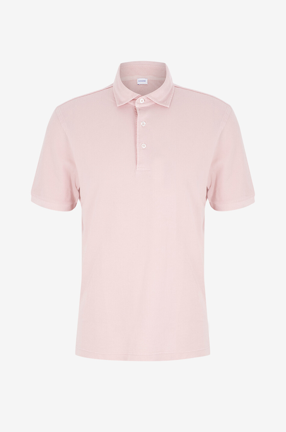BONGÉNIE Polo à manches courtes en coton piqué Homme ROSE CLAIR 1