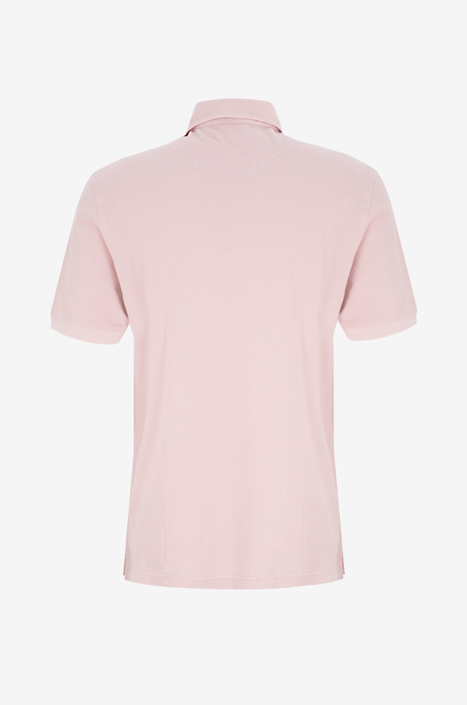BONGÉNIE Polo à manches courtes en coton piqué Homme ROSE CLAIR 2