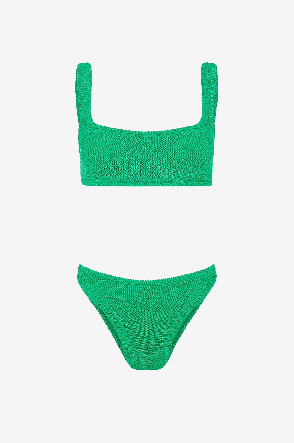 HUNZA G Bikini aus Seersucker Xandra Damen GRÜN 1