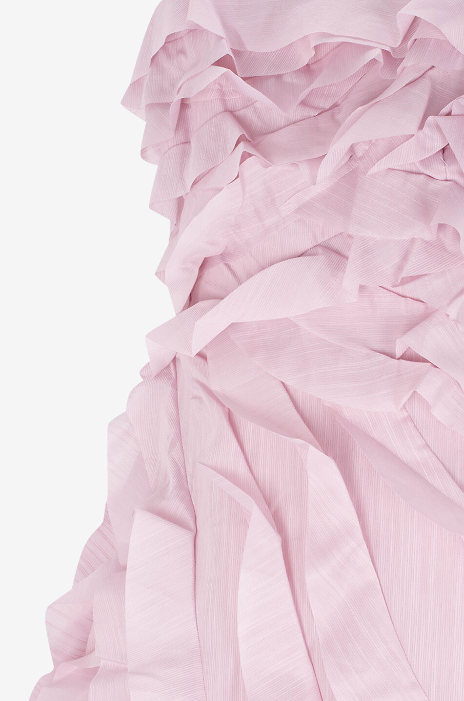 AJE Allairie ruffled long dress with side slit Women LIGHT PINK 6