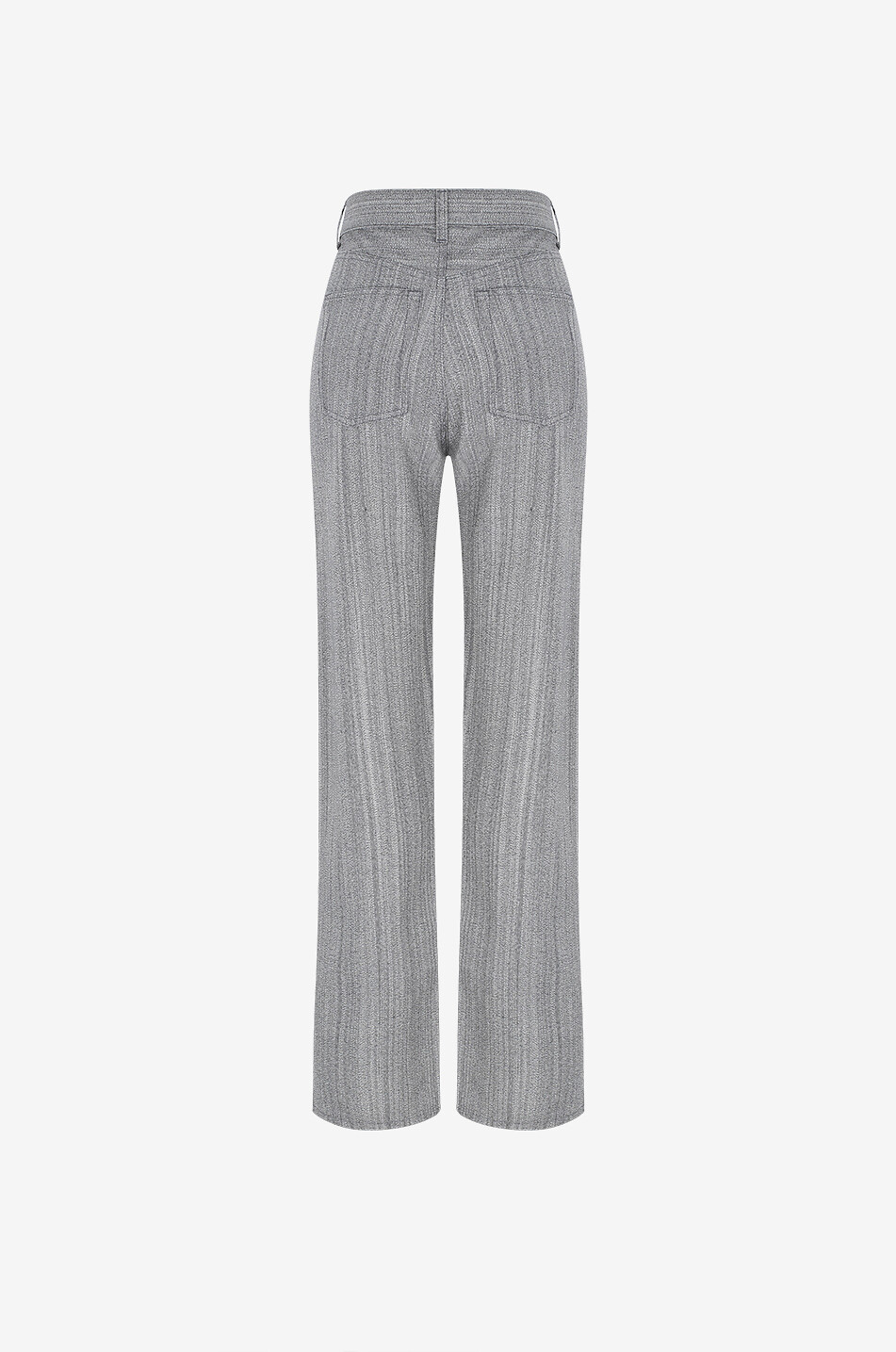 PHOEBE PHILO Hose aus meliertem Stoff Classic Jeans Damen HELLGRAU 2