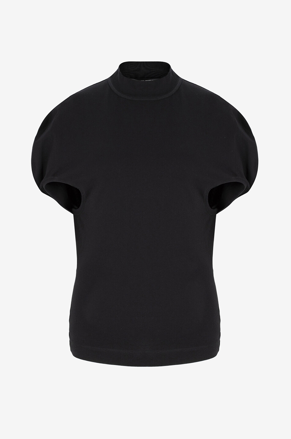 PHOEBE PHILO Bud jersey top Women BLACK 1