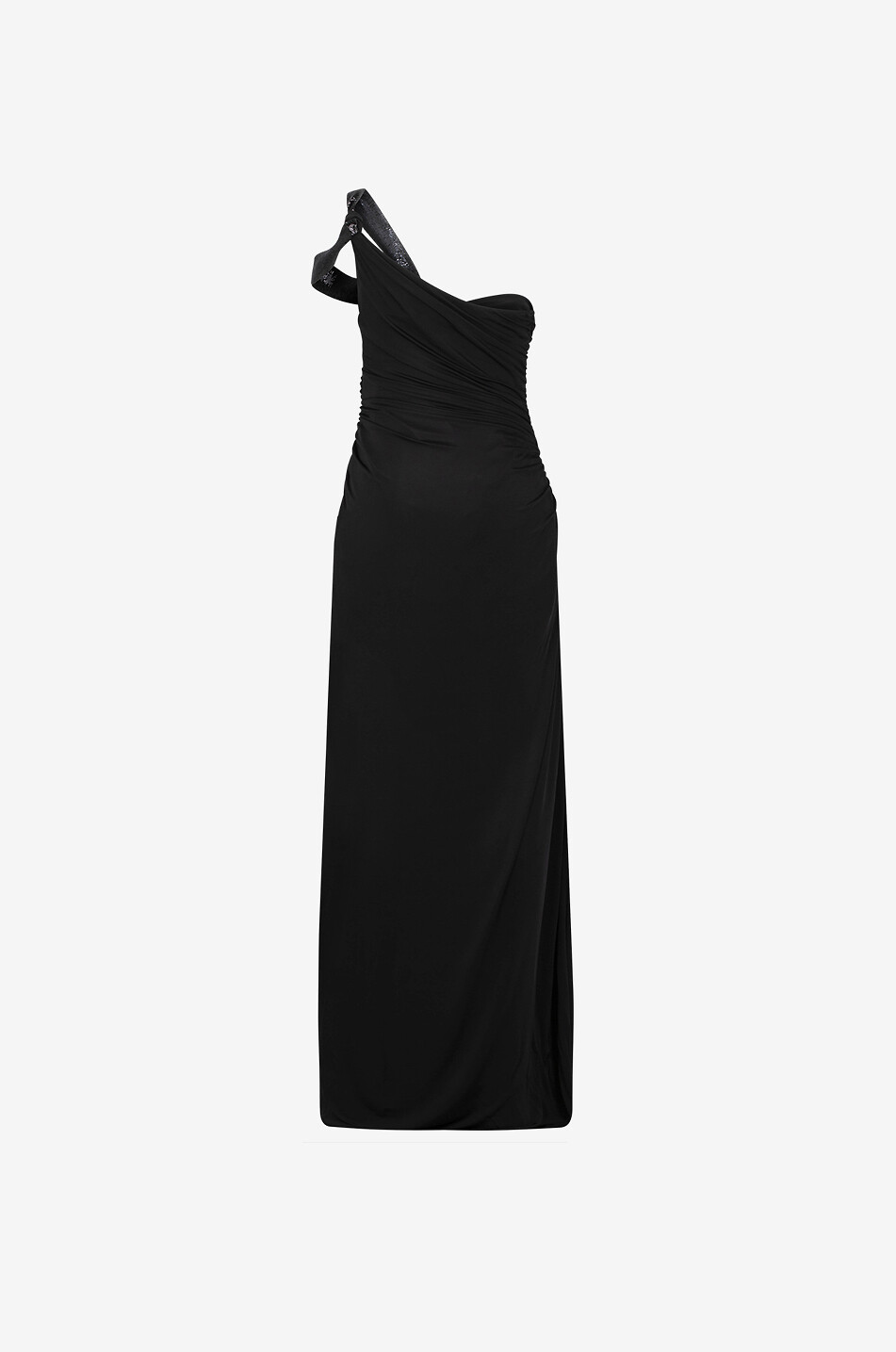 TOM FORD Robe de soirée en jersey à sequins One Shoulder Twist Front Femme NOIR 2