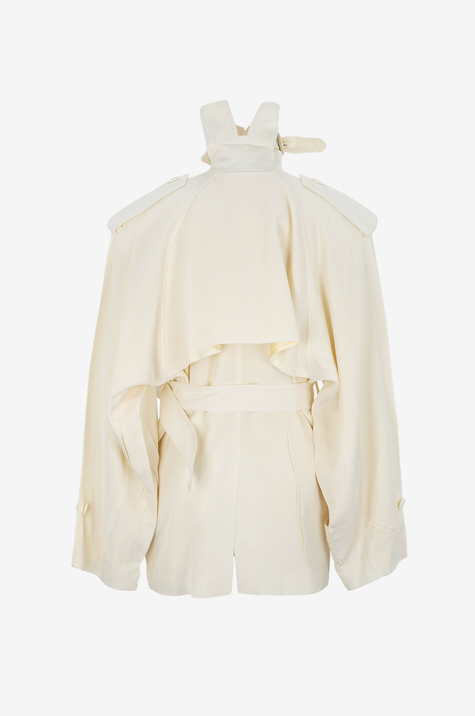 PHOEBE PHILO Parka légère en lin Utility Femme BLANC CASSE 2