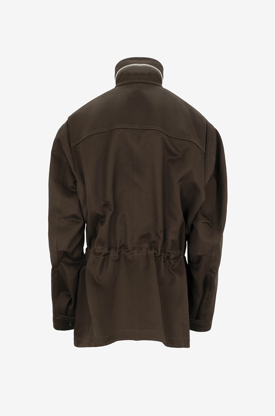 PHOEBE PHILO Dropped Waist Utility lightweight cotton parka Women KHAKI 2