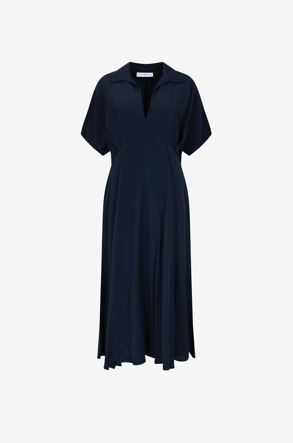 Viscose long polo dress
