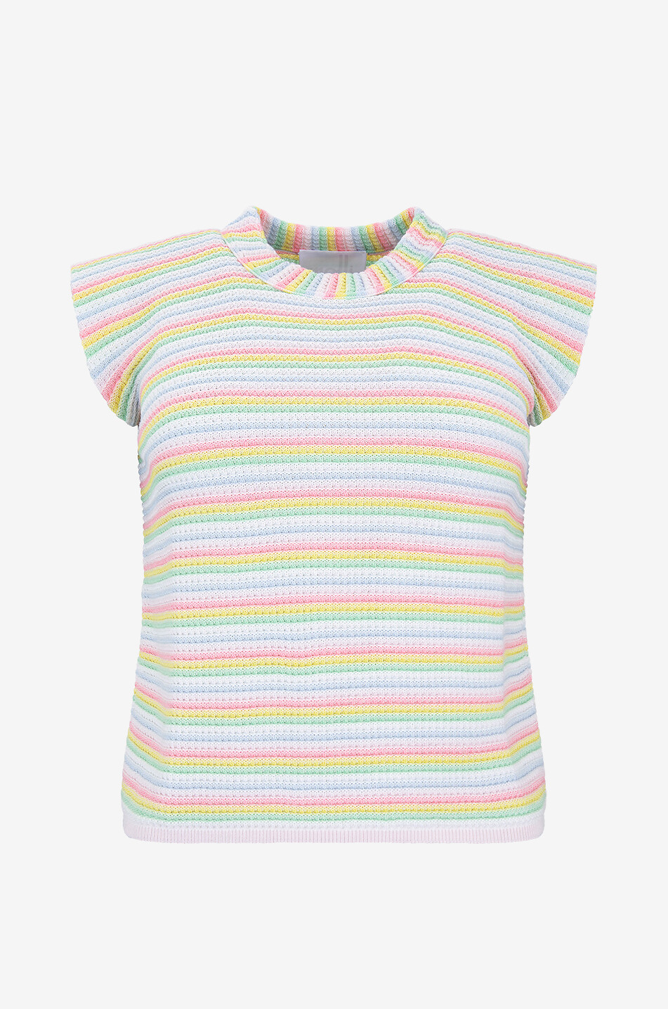 MOLLI Pull rayé à manches courtes Camparia Origami Femme MULTICOLORE 1