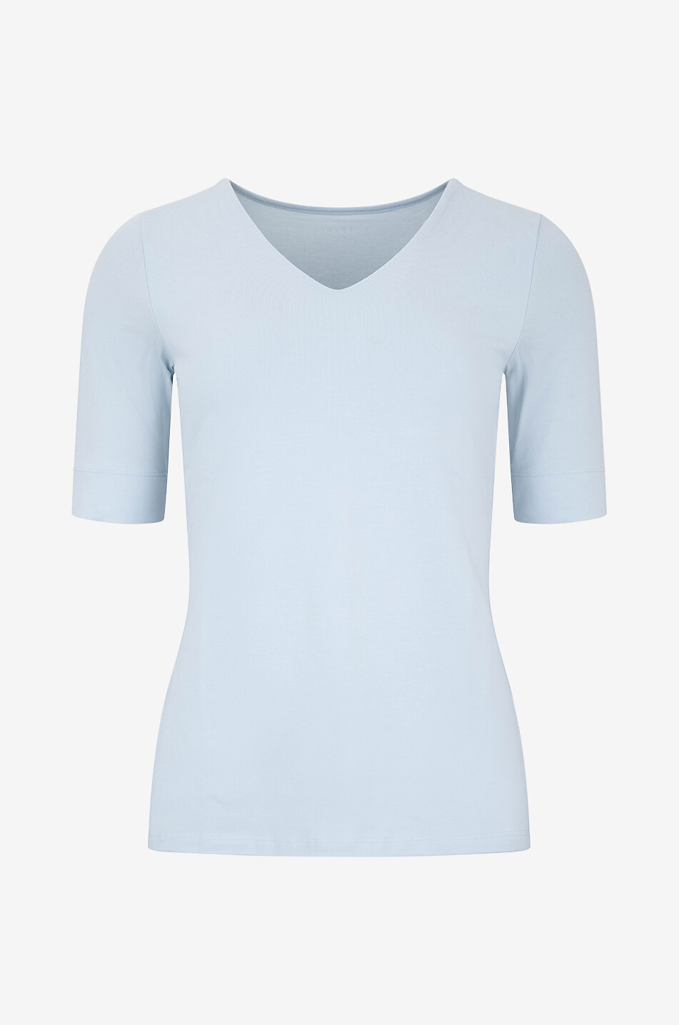 BONGENIE V-neck T-shirt Women LIGHT BLUE 1