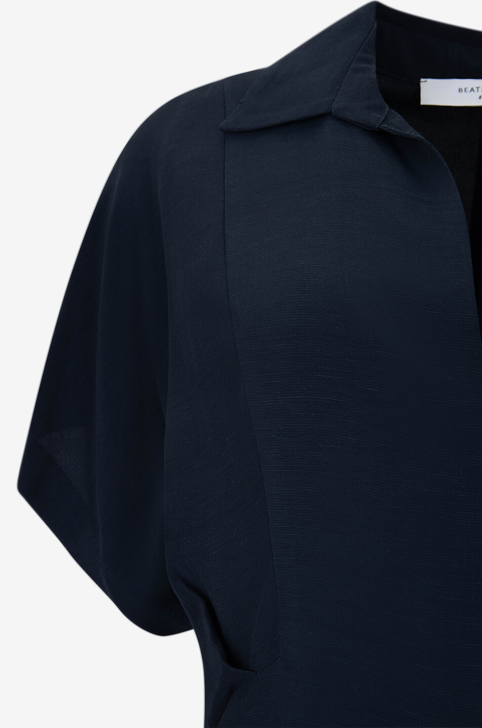 BEATRICE .B Langes Polokleid aus Viskose Damen DUNKELBLAU 3