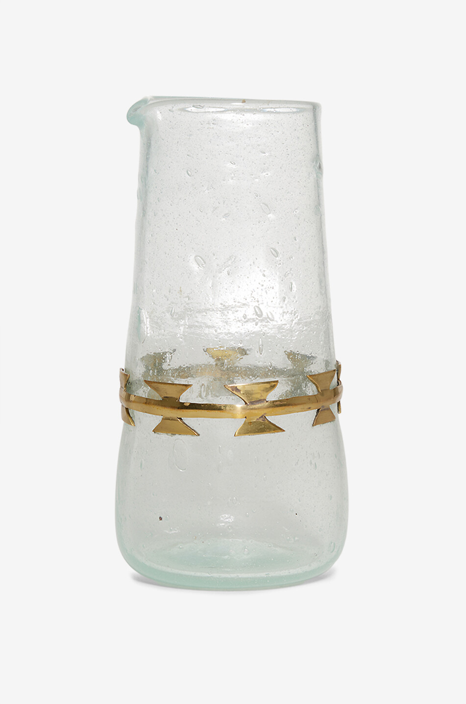 Carafe en verre et laiton Chic&Choc - H22