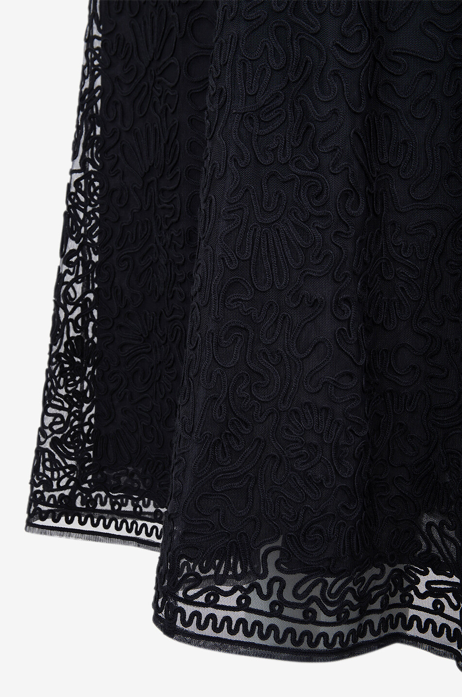 ULLA JOHNSON Katja cotton lace maxi skirt Women BLACK 3