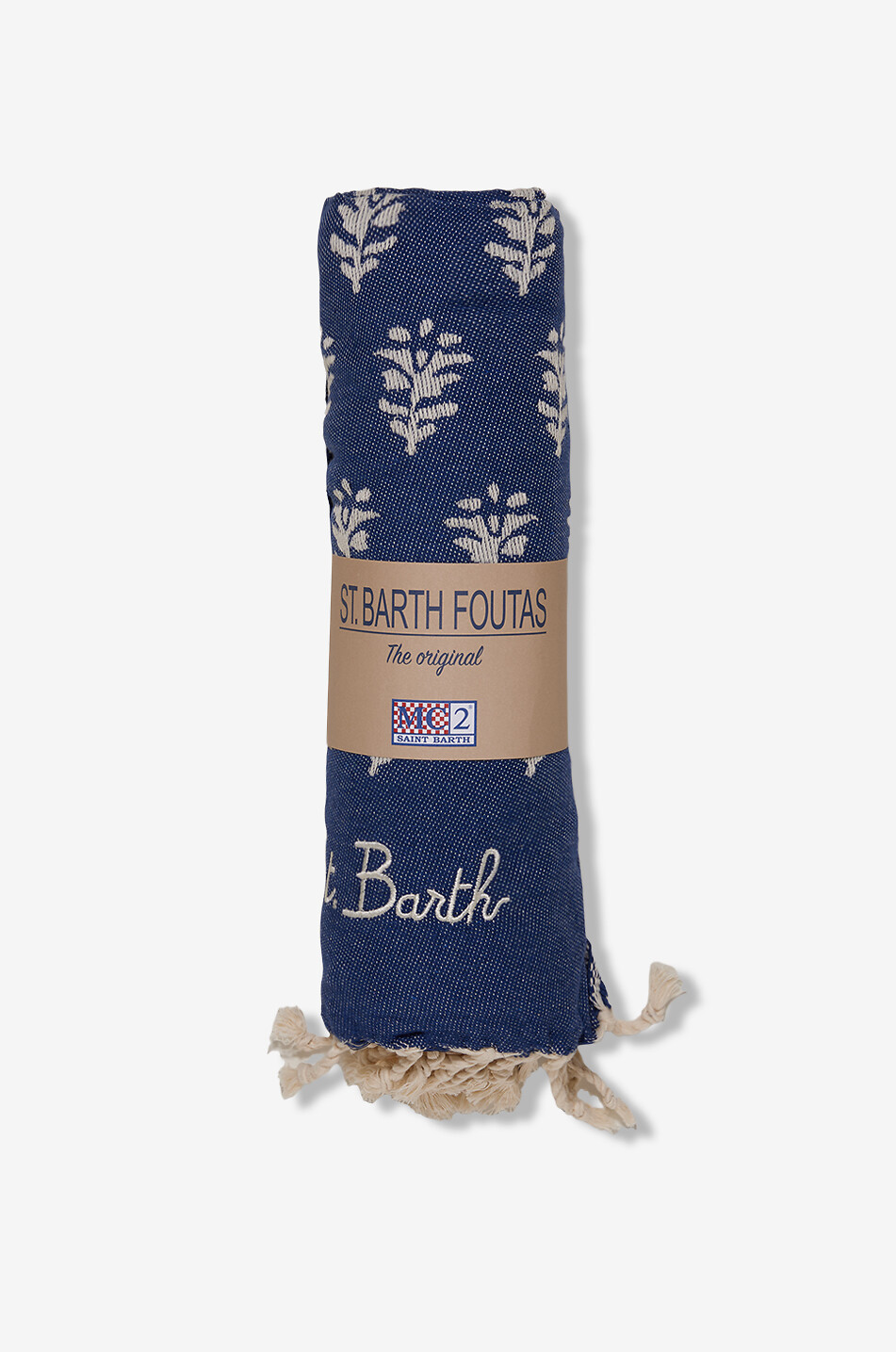 MC2 SAINT BARTH Strandtuch aus Baumwolle Damen BLAU 1