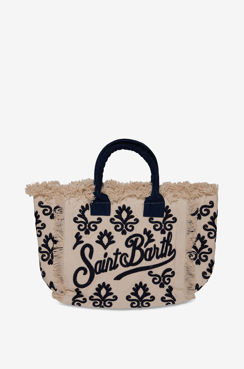 MC2 SAINT BARTH Vanity cotton tote bag Women BLUE 2