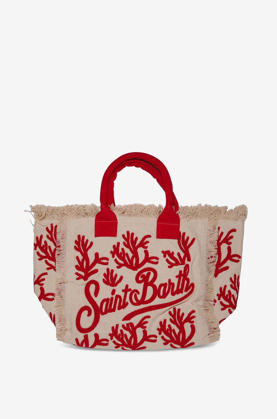 MC2 SAINT BARTH Vanity cotton tote bag Women RED 2