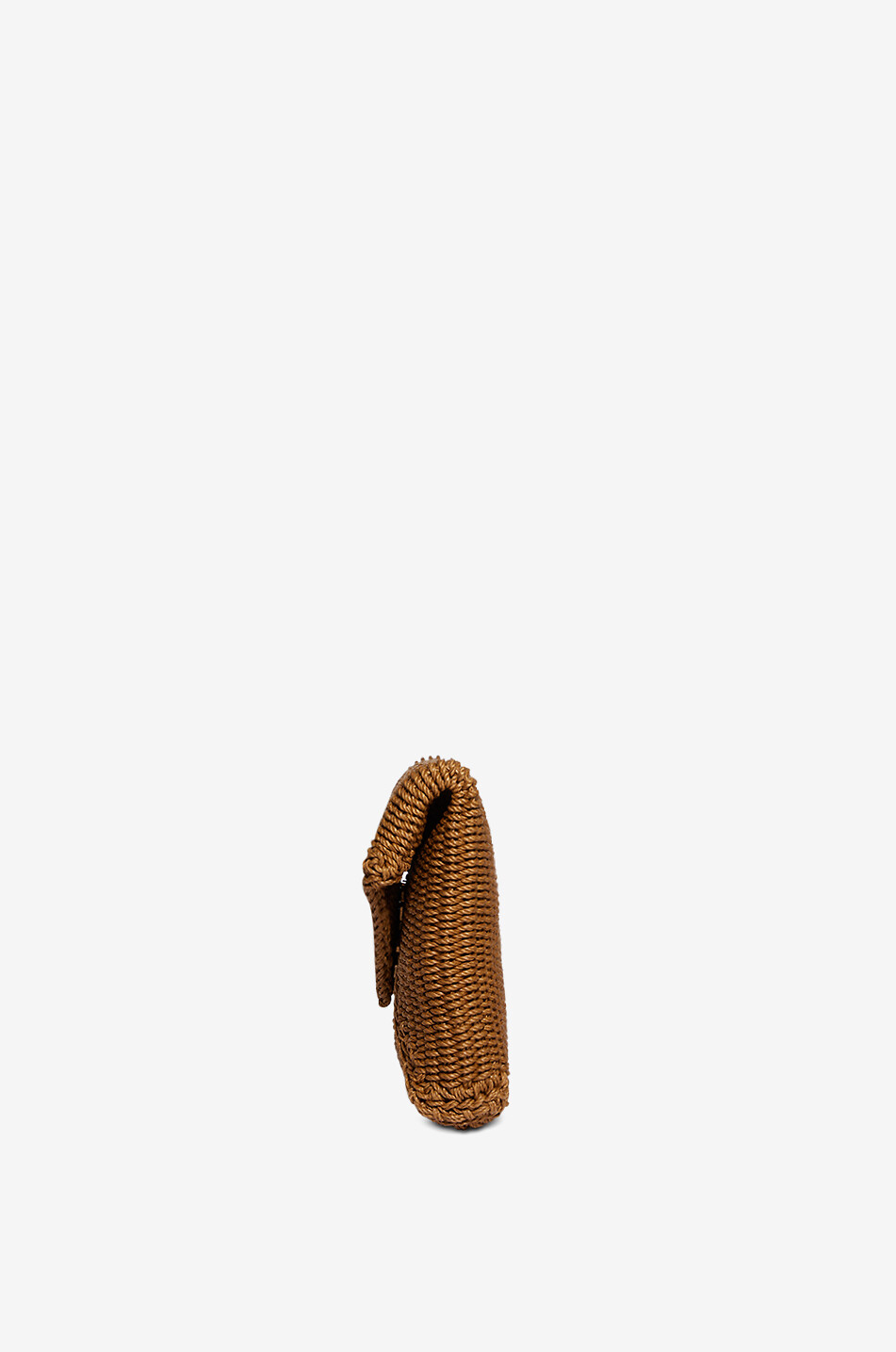 SAINT LAURENT PARIS Kordel-Clutch in Briefumschlagsdesign Cassandre Damen BRAUN 3
