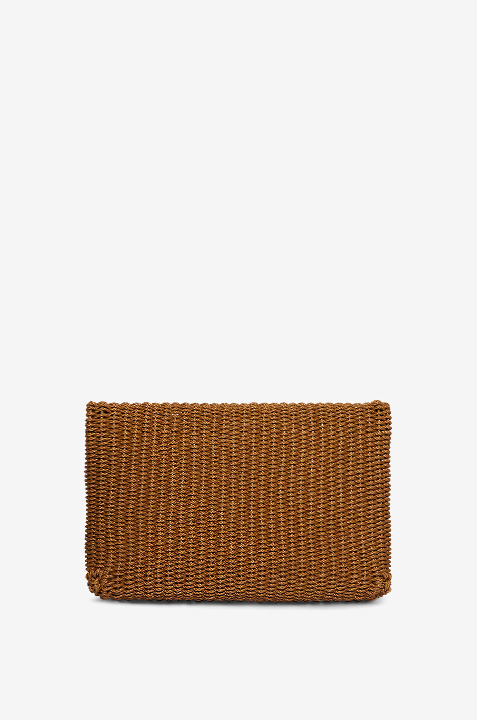 SAINT LAURENT PARIS Kordel-Clutch in Briefumschlagsdesign Cassandre Damen BRAUN 4