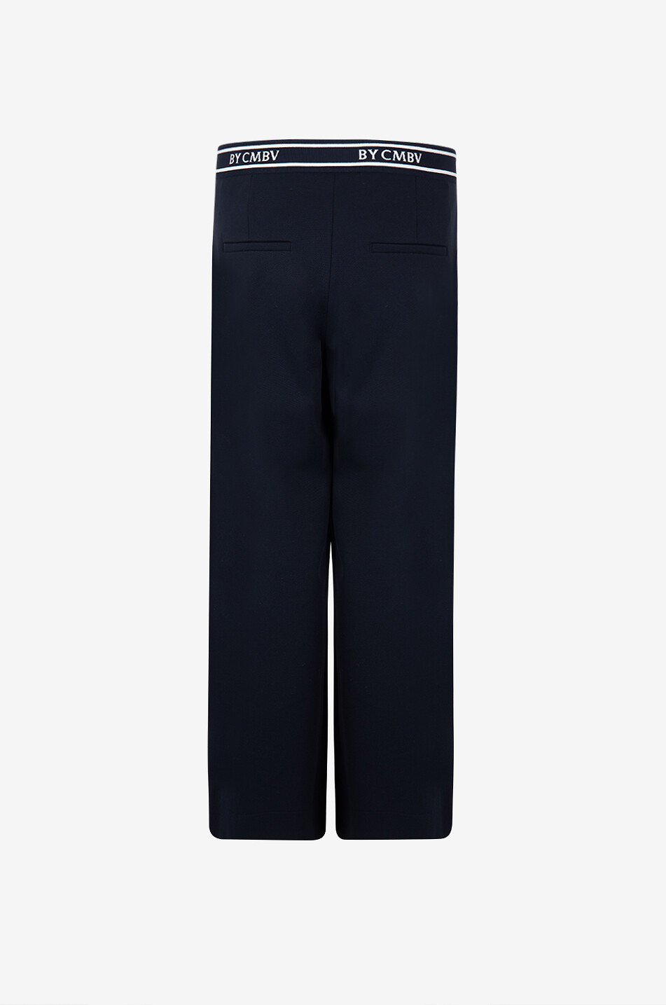 CAMBIO Hose mit weitem Bein aus Piqué-Jersey Arina Cropped Damen DUNKELBLAU 2