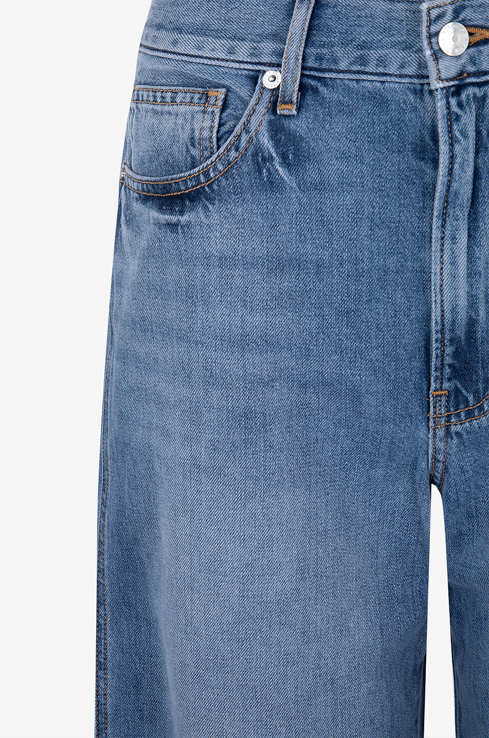 Kasey cotton wide-leg jeans