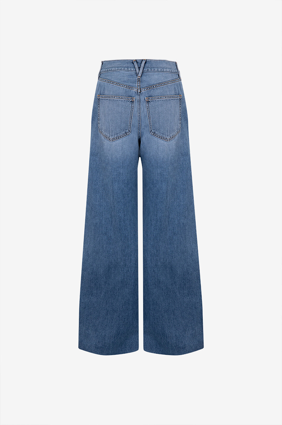 Kasey cotton wide-leg jeans