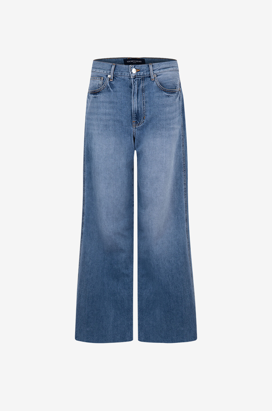 Kasey cotton wide-leg jeans