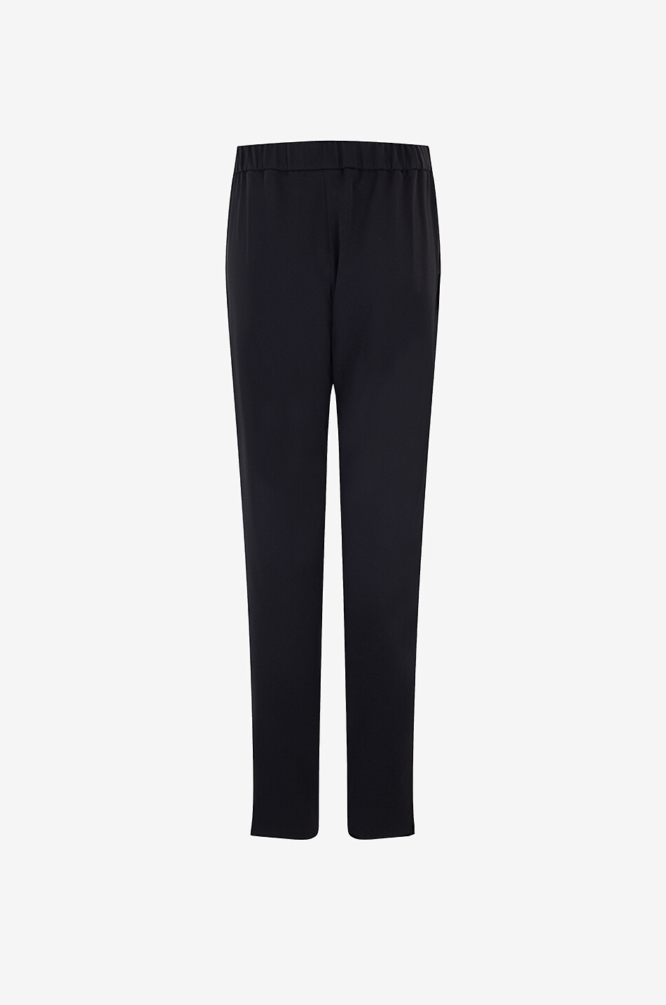 AKRIS PUNTO Mike techno crepe tapered trousers Women BLACK 2