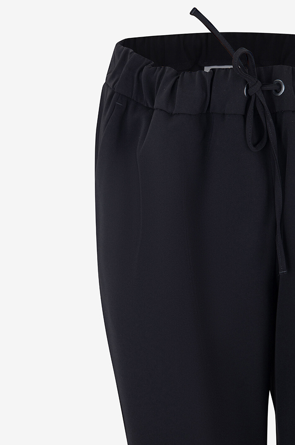 AKRIS PUNTO Mike techno crepe tapered trousers Women BLACK 3