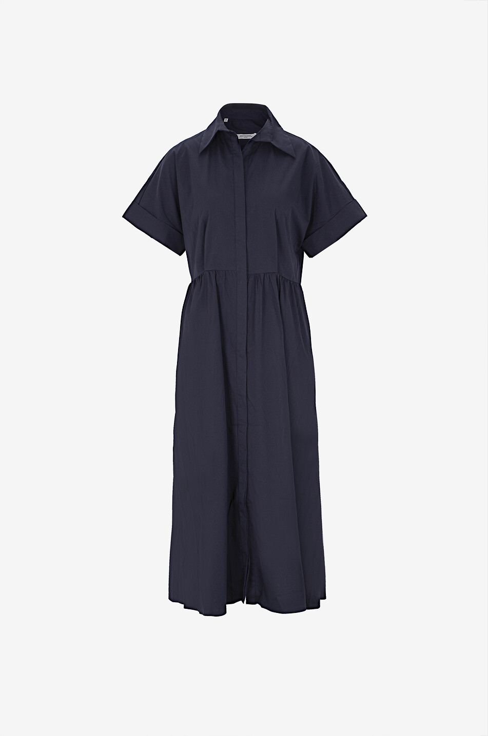 ARTIGIANO Lina poplin midi shirt dress Women DARK BLUE 1
