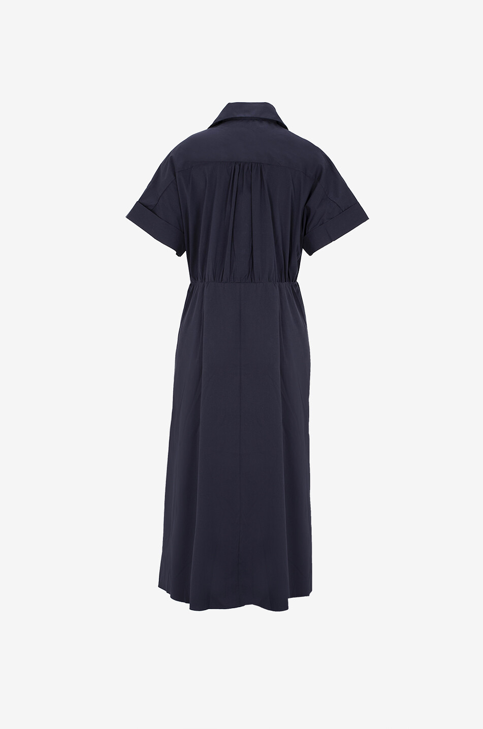 ARTIGIANO Lina poplin midi shirt dress Women DARK BLUE 2
