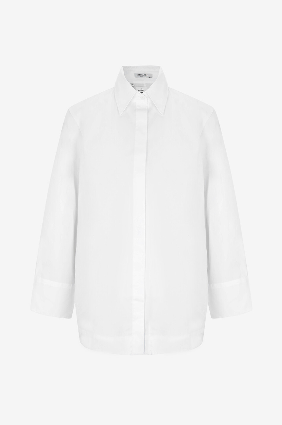 ARTIGIANO Chemise à manches longues en coton Bruna Femme BLANC 1