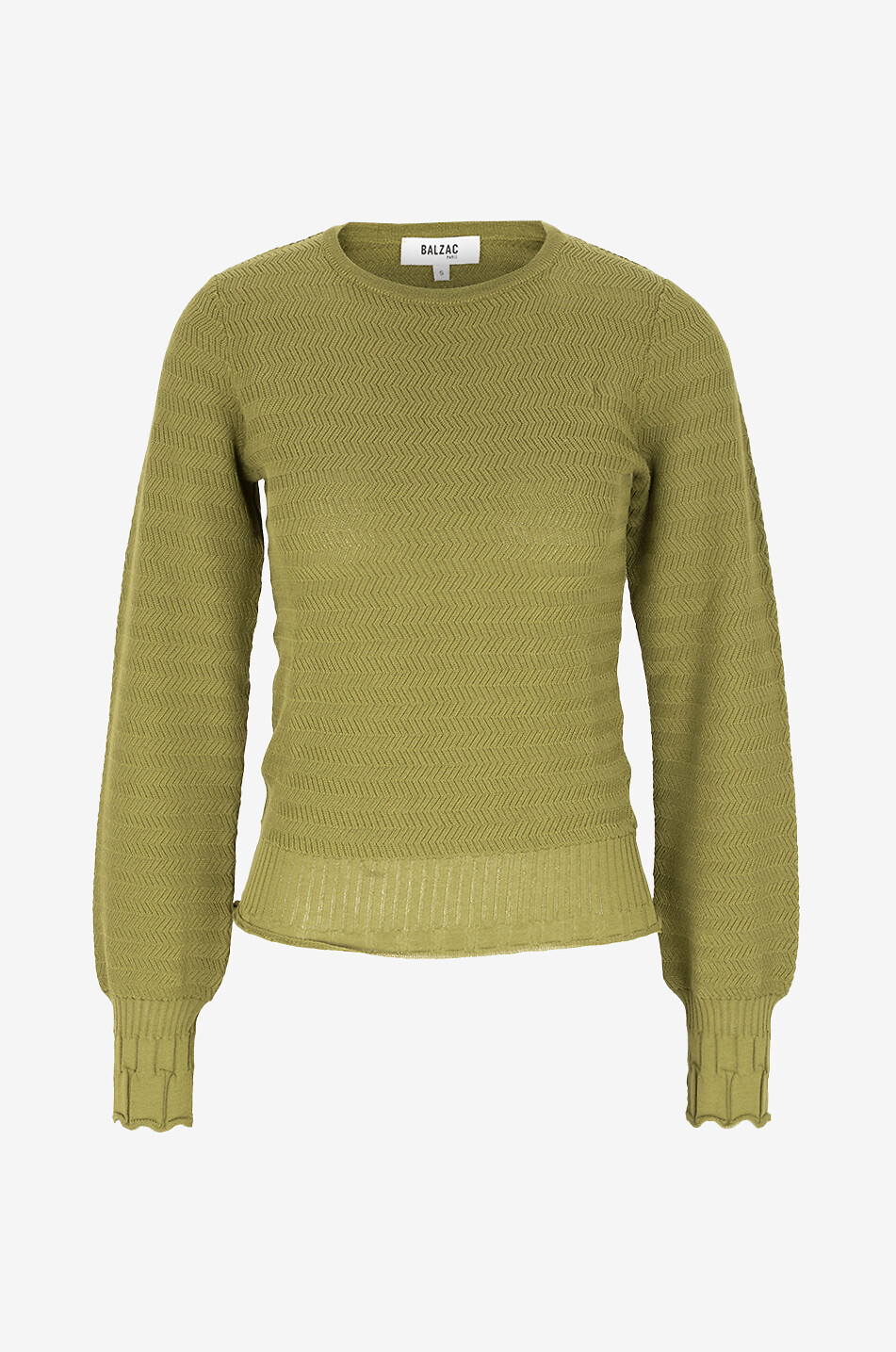 BALZAC PARIS Pullover aus Biobaumwolle Tia Damen GRÜN 1