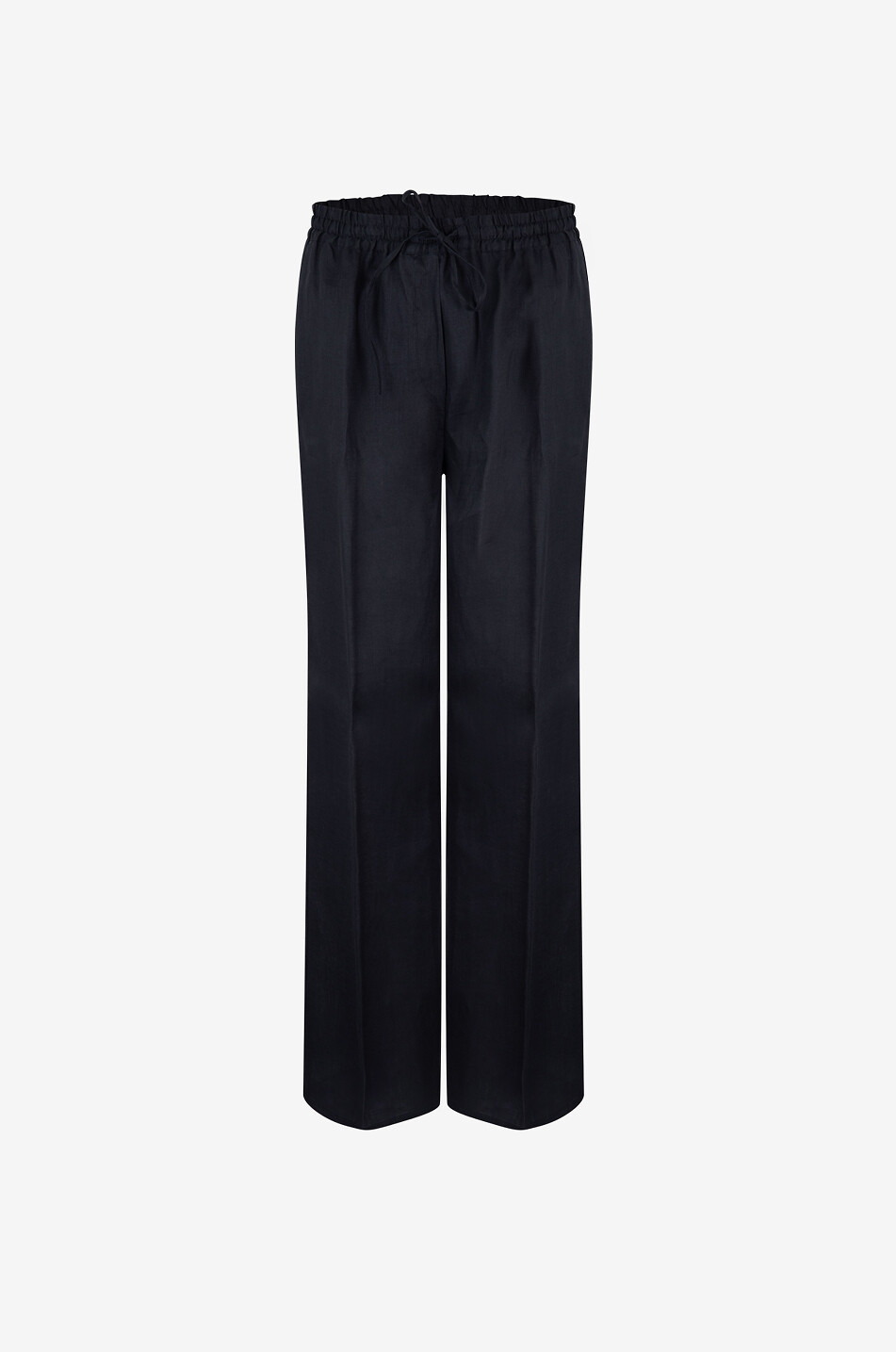 BEATRICE .B Pantalon à pinces large en lin Femme NOIR 1