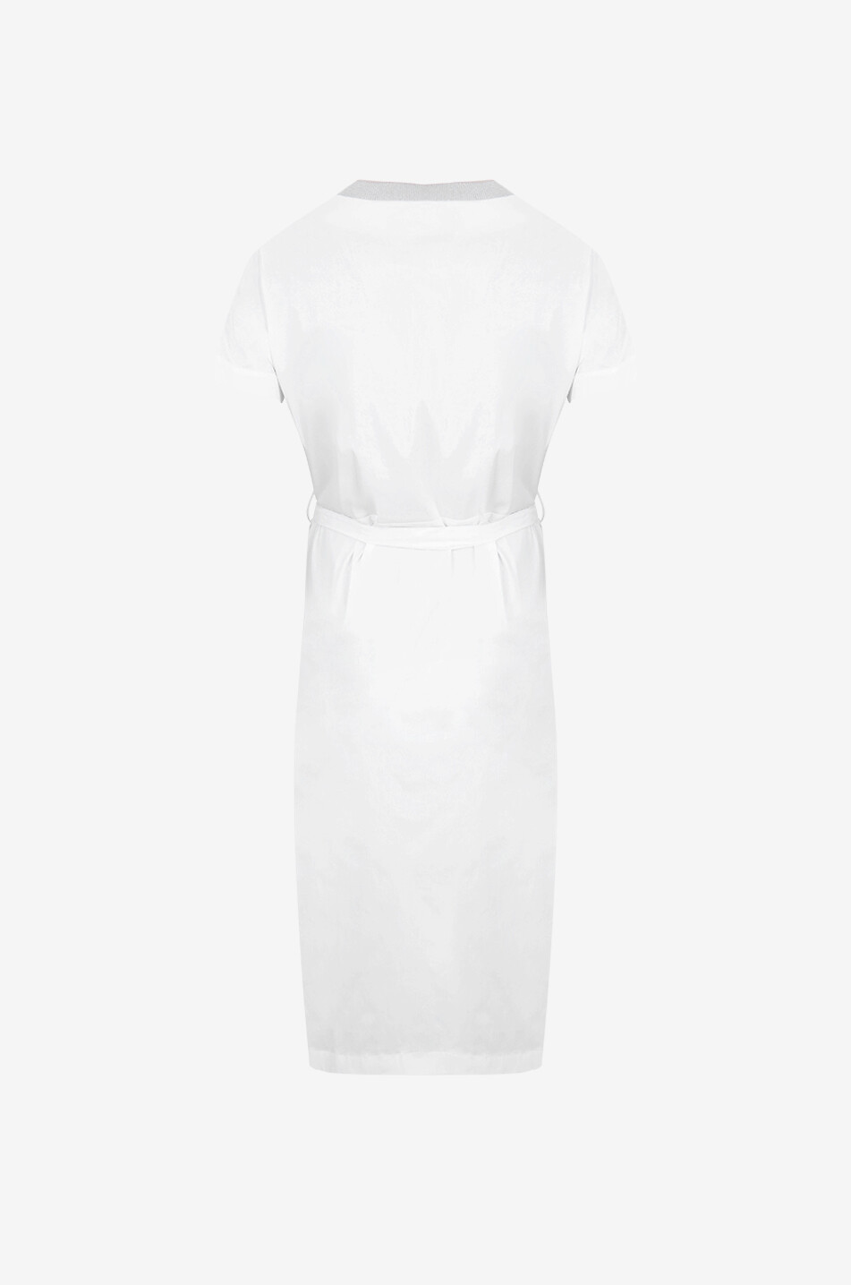 GRAN SASSO Tunika-Midikleid aus Baumwolle Damen WEISS 2