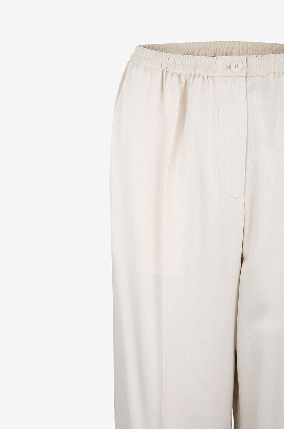 JOSEPH Tahiti viscose and wool wide-leg trousers Women Light beige 3