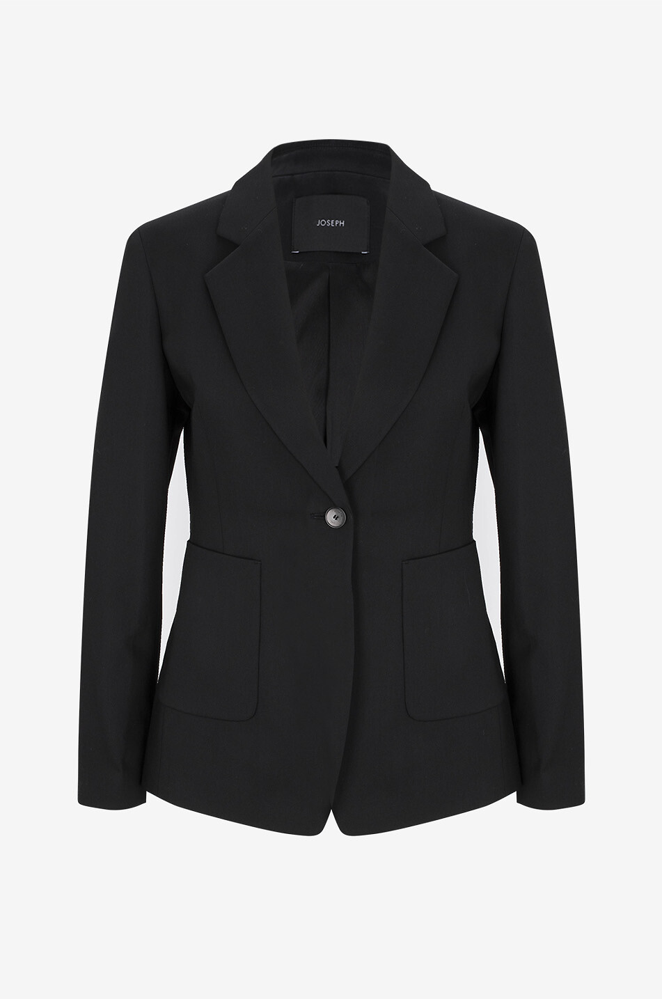 JOSEPH Blazer en laine vierge Glenview Femme NOIR 1