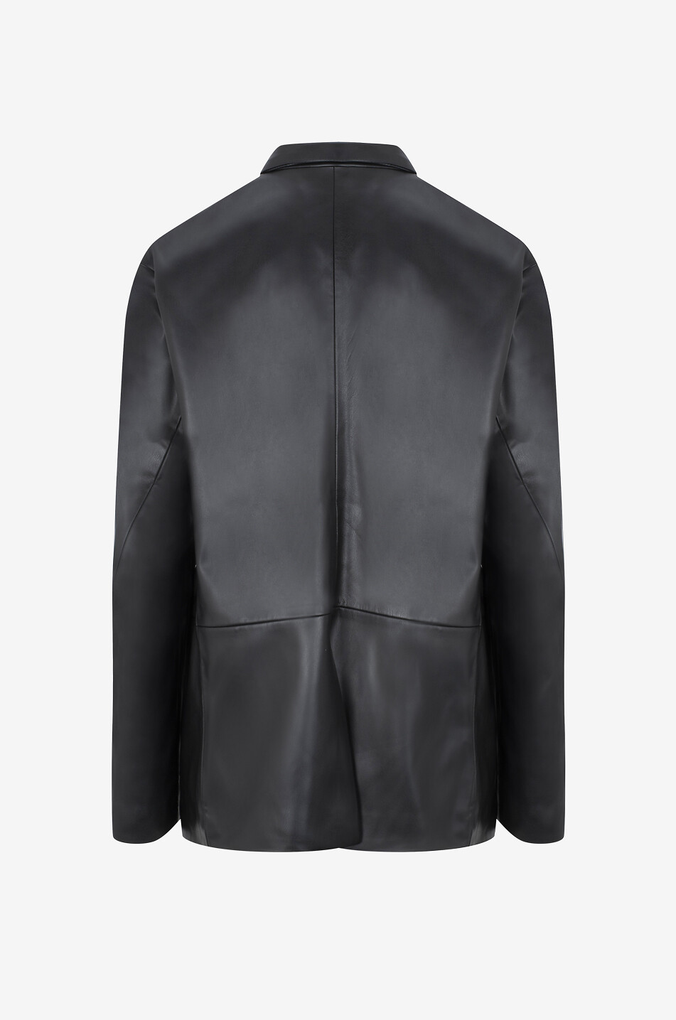 THE FRANKIE SHOP Kunstleder-Blazer Olympia Damen SCHWARZ 2