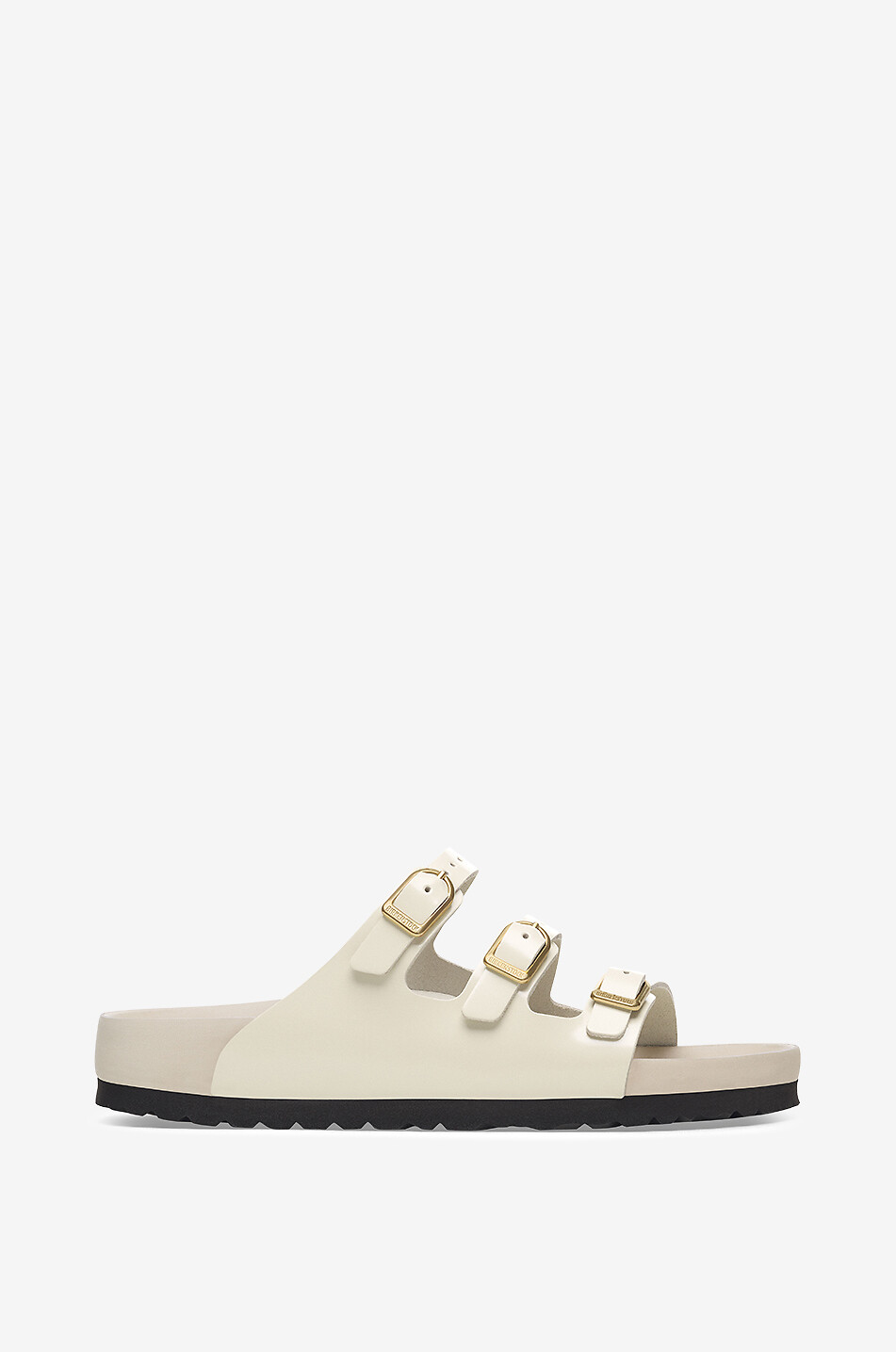 BIRKENSTOCK Sandales en cuir Florida Femme BLANC CASSE 2
