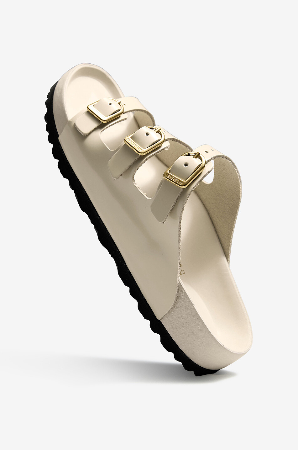 BIRKENSTOCK Sandales en cuir Florida Femme BLANC CASSE 4
