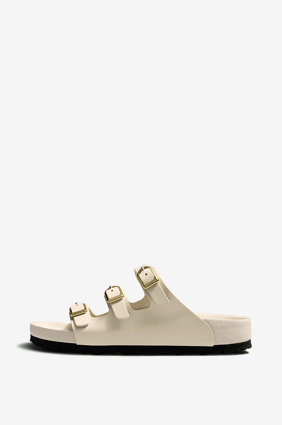 BIRKENSTOCK Sandales en cuir Florida Femme BLANC CASSE 5