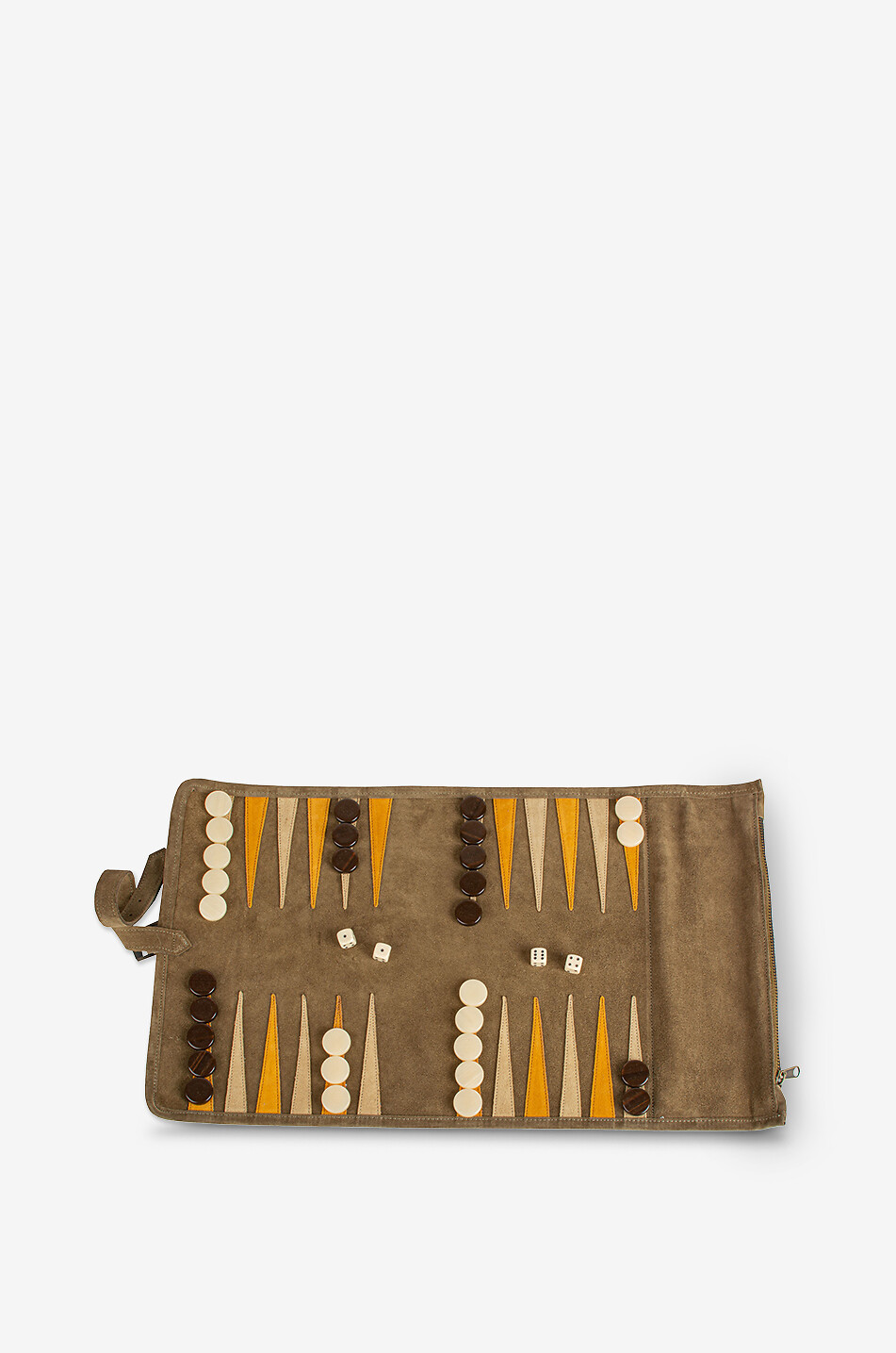 Backgammon-Spiele für unterwegs aus Leder