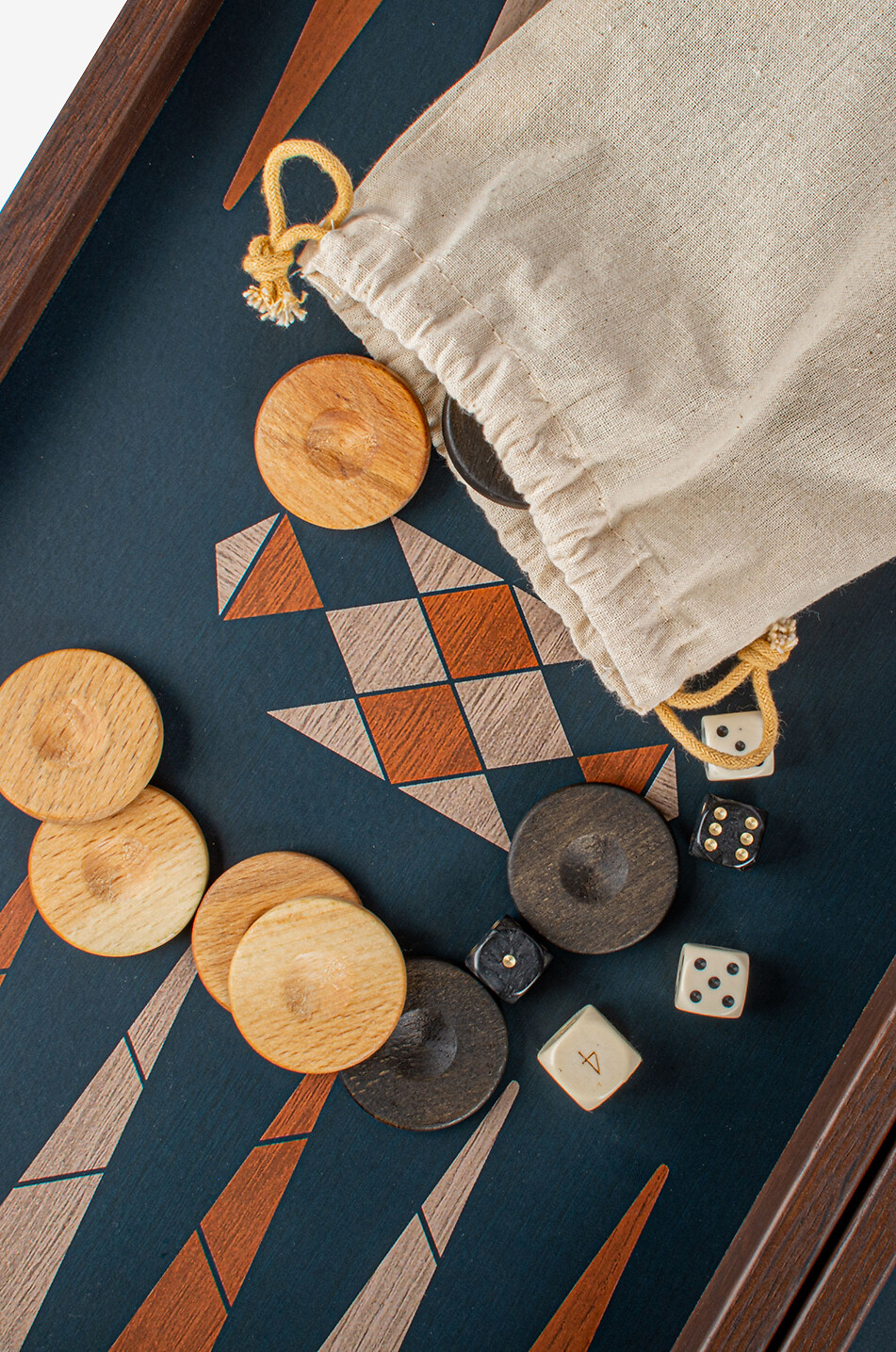 MANOPOULOS Backgammon-Spiele aus Holz Haus BUNT 2
