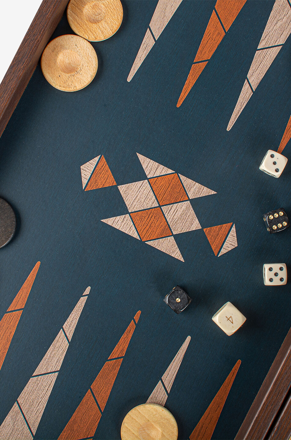 MANOPOULOS Backgammon-Spiele aus Holz Haus BUNT 6