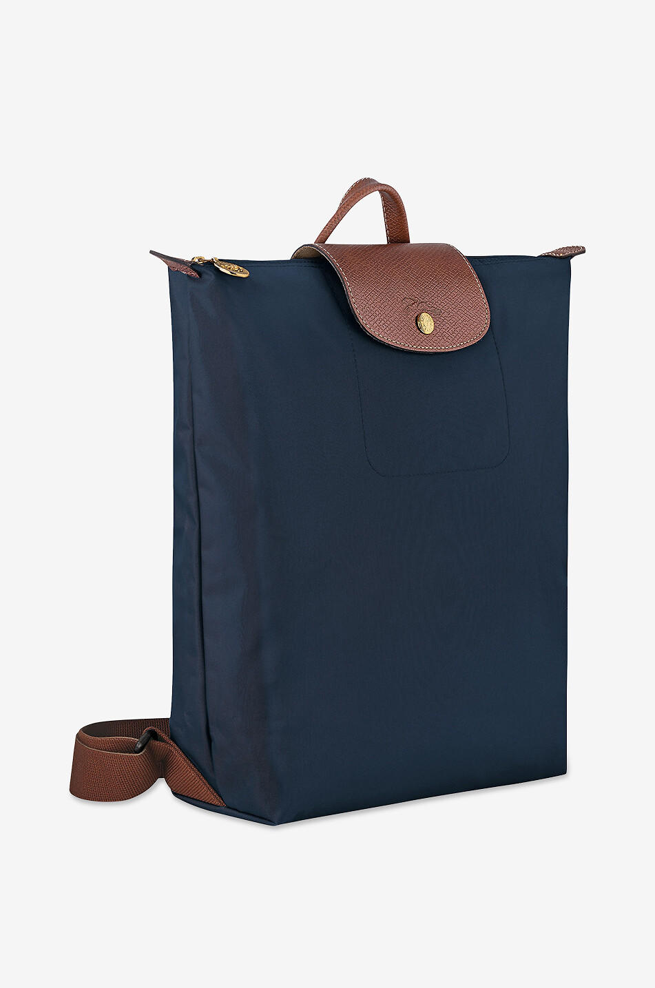 LONGCHAMP Rucksack aus Canvas und Leder Le Pliage Original M Damen DUNKELBLAU 2
