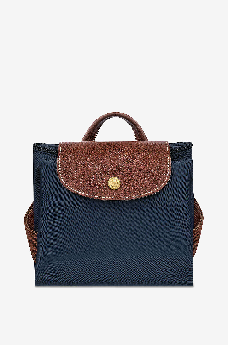 LONGCHAMP Rucksack aus Canvas und Leder Le Pliage Original M Damen DUNKELBLAU 4