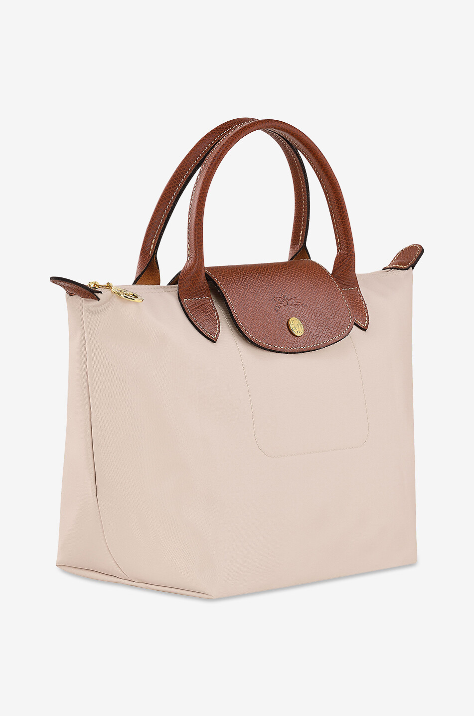 LONGCHAMP Sac à main en nylon Le Pliage S Femme Beige clair 2