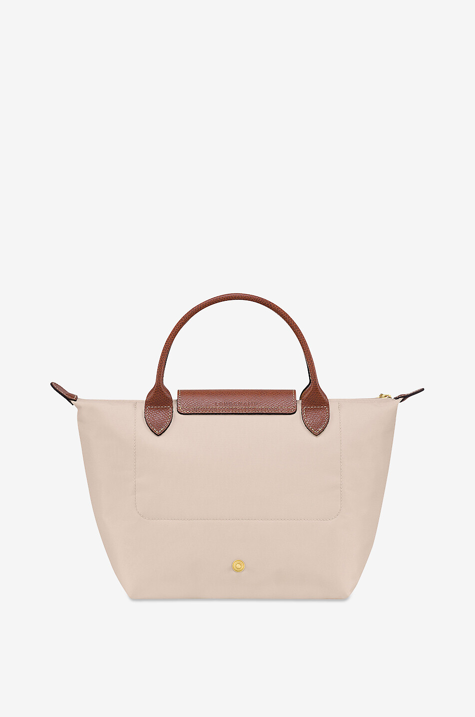 LONGCHAMP Sac à main en nylon Le Pliage S Femme Beige clair 4